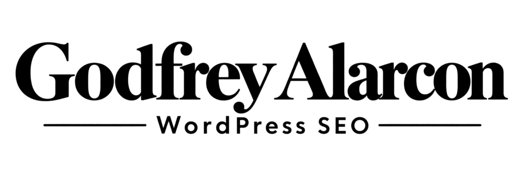 Godfrey Alarcon WordPress SEO Logo
